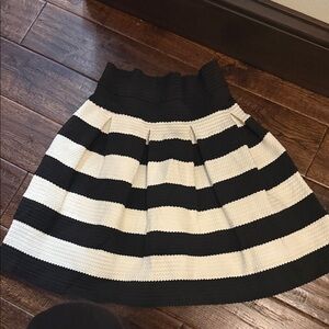 Wishlist Black and White A-Line Skirt